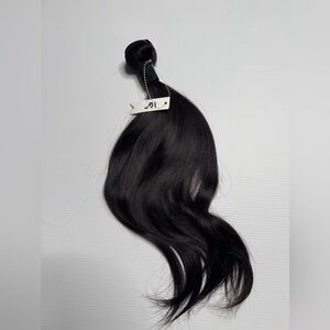 16 Inch Brazilian Human Hair  Unprocessed Natural Straight black Hair Bu…
